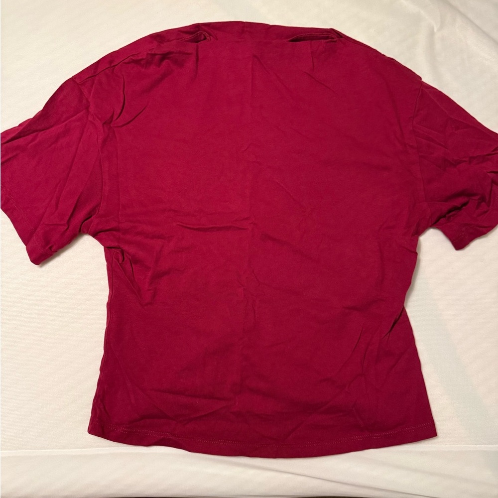 H&M Women's Berry Short Sleeve Crew Neck Tee